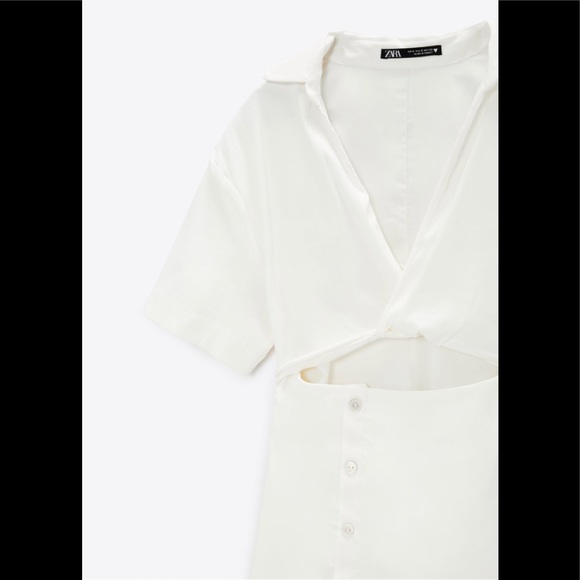 Zara cut out linen blend dress - Picture 11 of 11